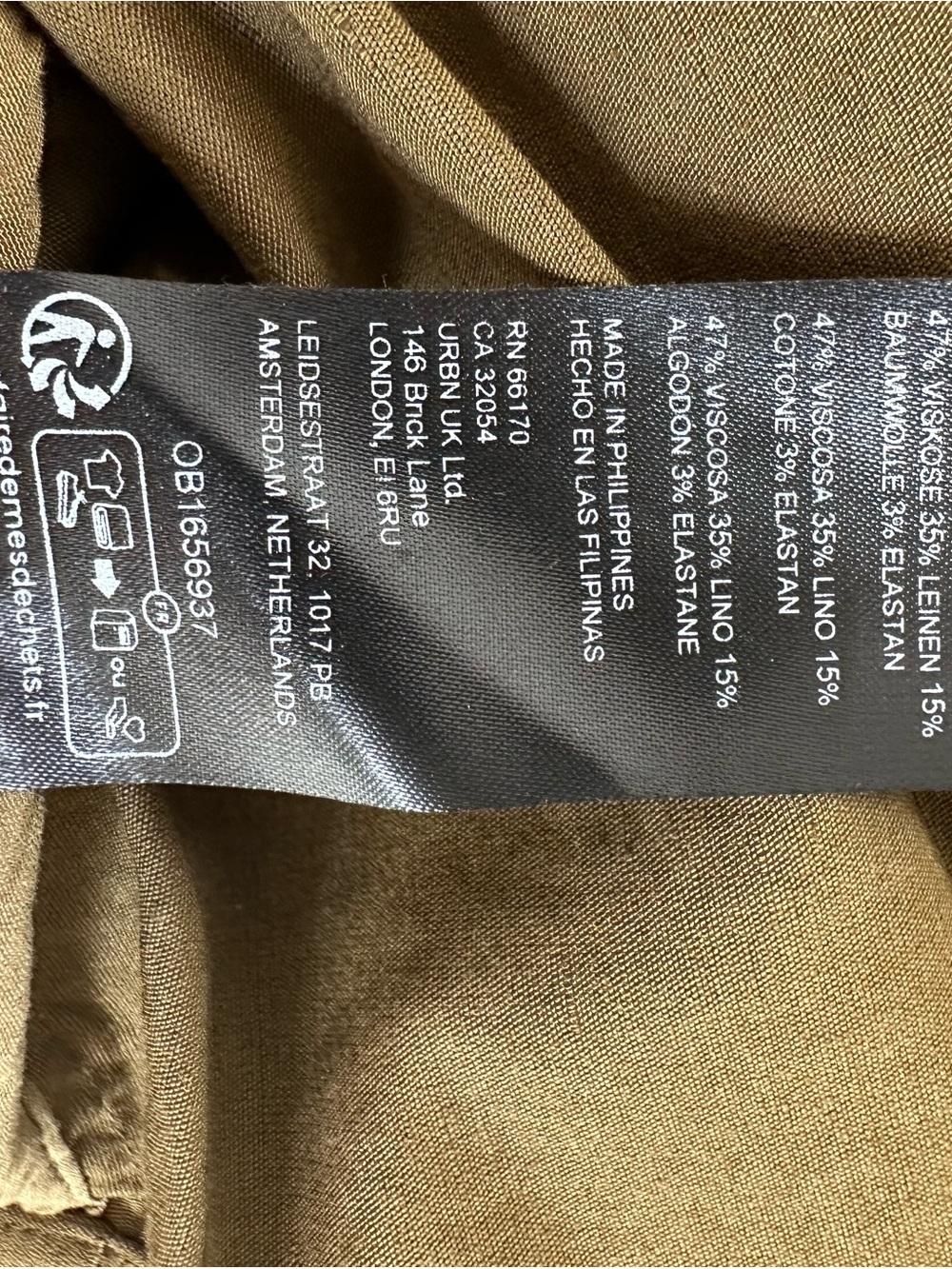Anthropologie Olive Green Zip-Front Midi Dress - Picture 5 of 5